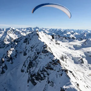 Cross-Country Mountain Expedition Flight